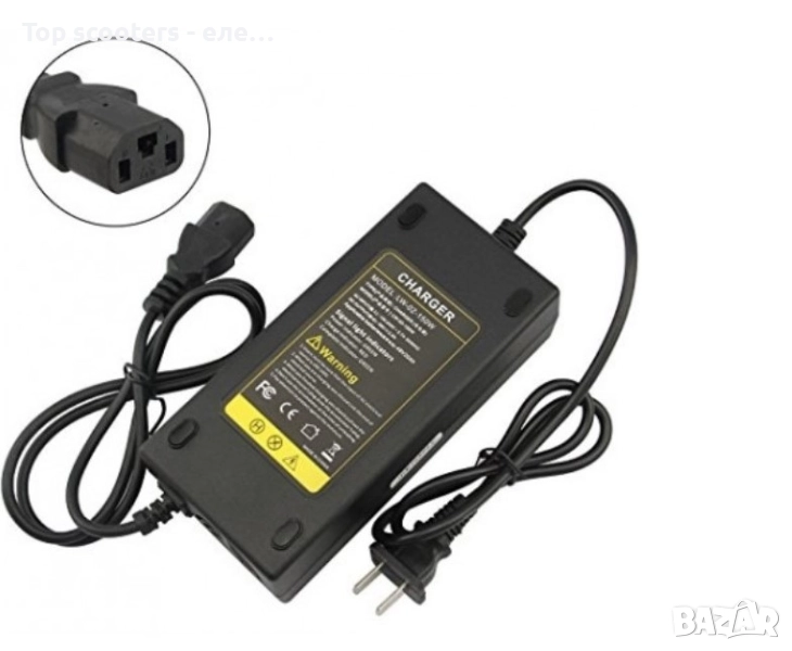 Зарядно 48V Lead acid с PC букса за електрически триколки/скутери, снимка 1