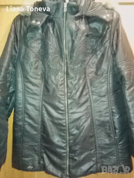 ЗИМНА ШУБА"РОСИ"ЧЕРНА, снимка 1