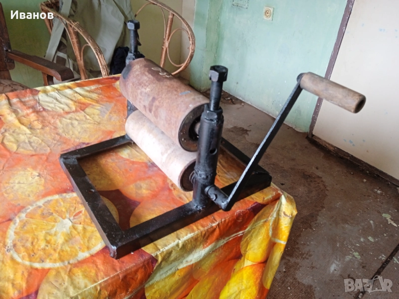 Самоделно направена преса за графика ( офорт, суха игла), снимка 1