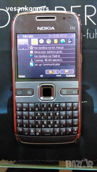 Nokia E72 chrome, снимка 1