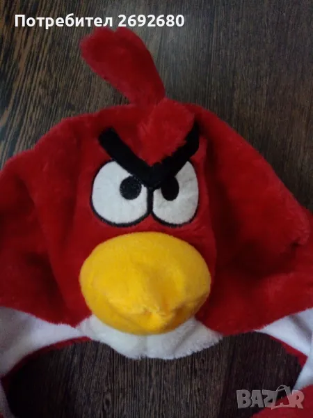 Шапка Engry birds, шапка - коте, снимка 1