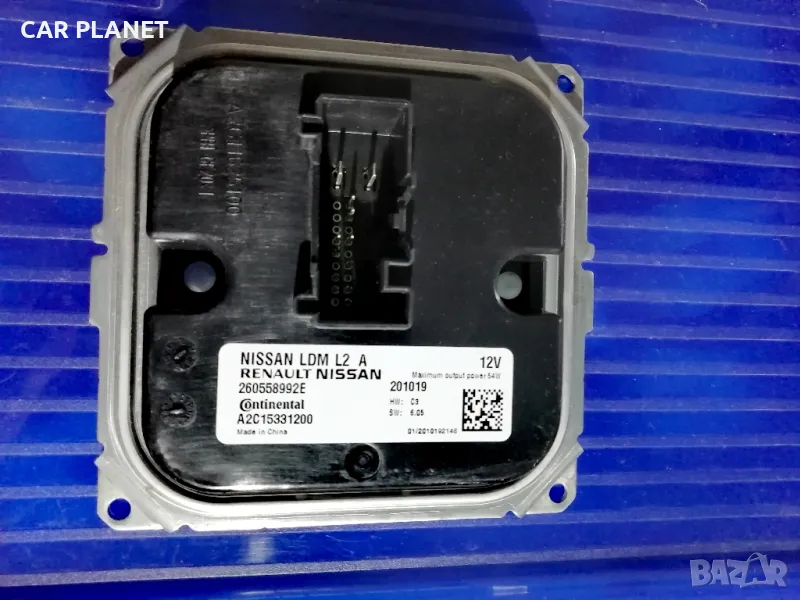 Лед модул Баласт палачка LED XENON BALLAST за NISSAN RENAULT - Continental  260558992E  A2C15331200, снимка 1