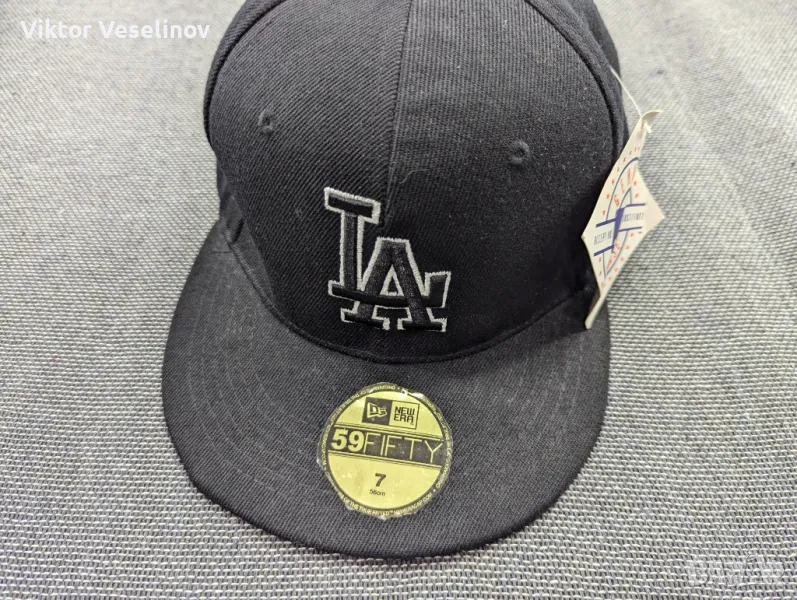 Нова LA Dodgers New Era Snapback Cap Размер 7 Шапка с Козирка MLB, снимка 1
