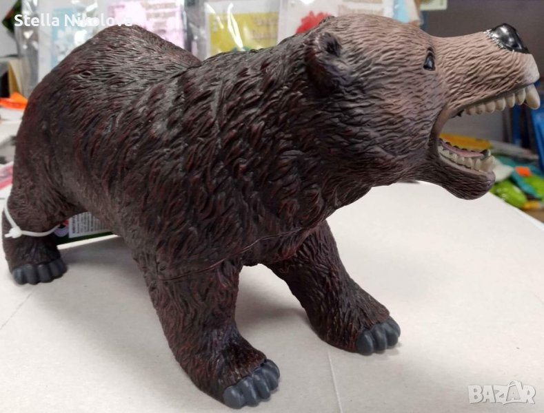 Меко гумено животно-мечка,28см, реалистичен звук, снимка 1