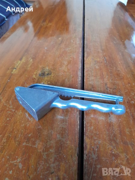 Стара алуминиева преса за чесън #5, снимка 1