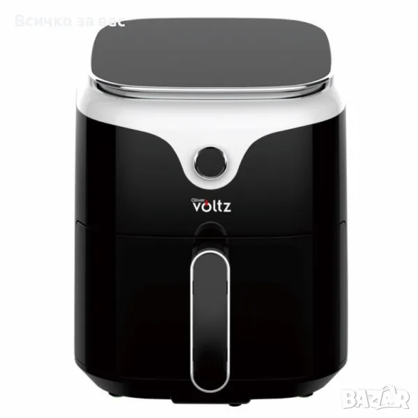 Фритюрник AirFryer Voltz, 1400W, 3.5л., Горещ въздух, Таймер, до 200°С, Дигитален, подвижна скара, снимка 1