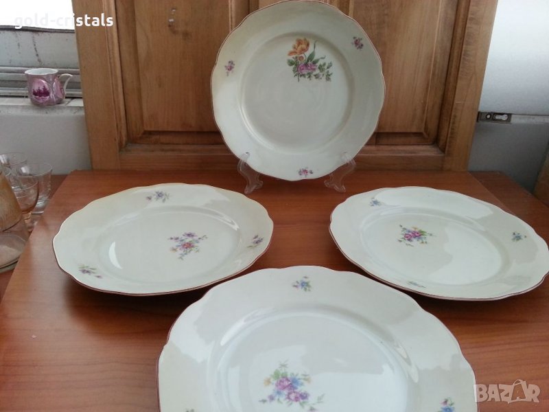 Стар български порцелан чинии, снимка 1