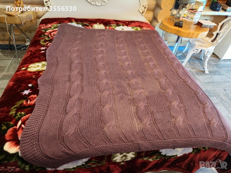 Наметка за легло - плетено одеяло 150/200 нова от ENGLISH HOME, снимка 1