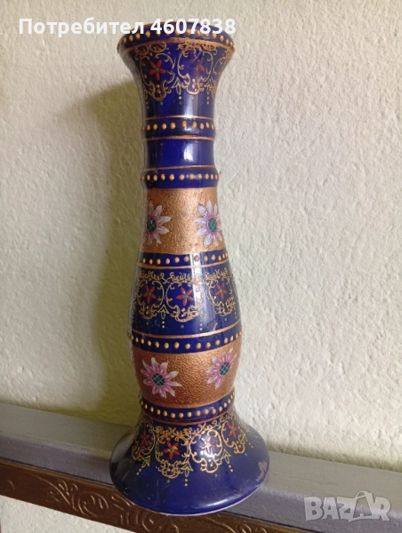 Порцеланов свещник Япония 25 см, снимка 1