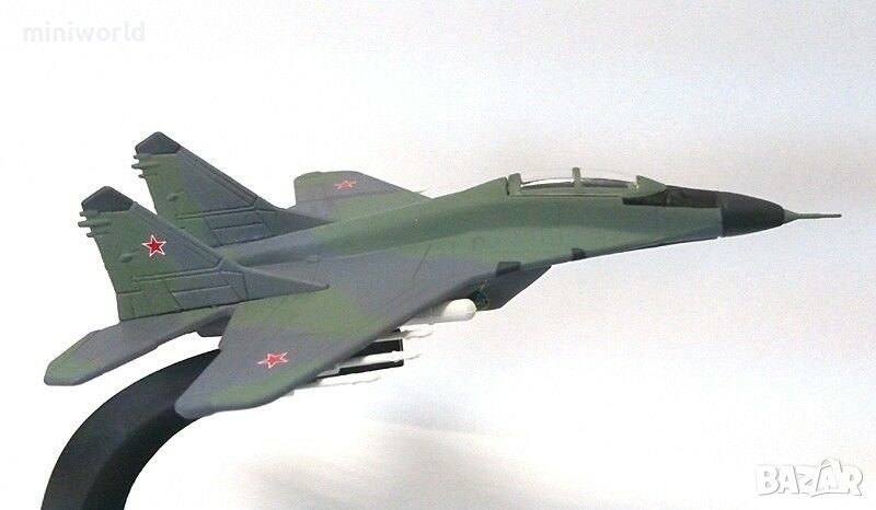 МиГ 35 самолет изтребител 2007 - мащаб 1:100 на Fabbri моделът е нов в блистер , снимка 1