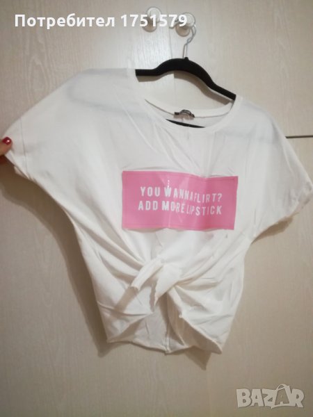 Нова тениска с 2 варианта на носене, снимка 1