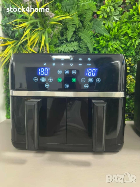 Двоен Фритюрник с горещ въздух 8 литра T&G BEST COOKING - Еър Фрайър , снимка 1