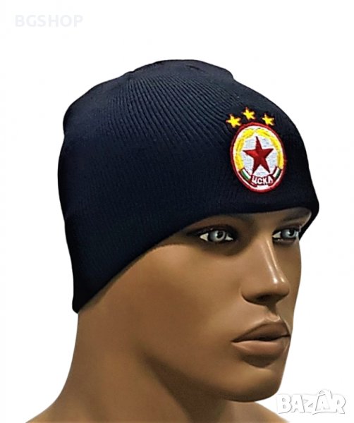 Зимна шапка ЦСКА София - Черна, снимка 1