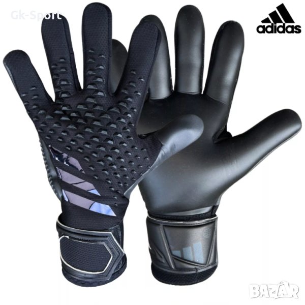 Вратарски ръкавици ADIDAS PREDATOR GL COMPETITION BLACK размер 7, снимка 1