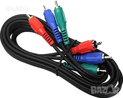 Кабел RGB 1.5м - Component Video Cable, снимка 1