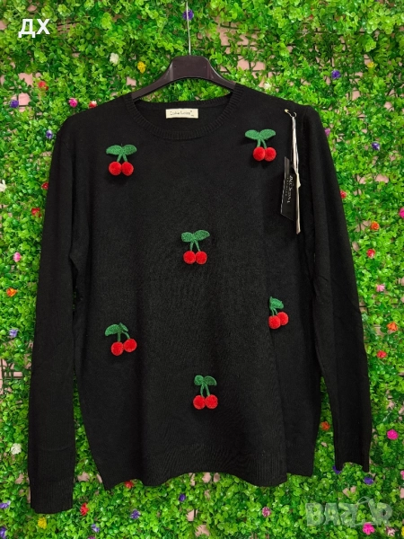 Блузка с 3д черешки, снимка 1