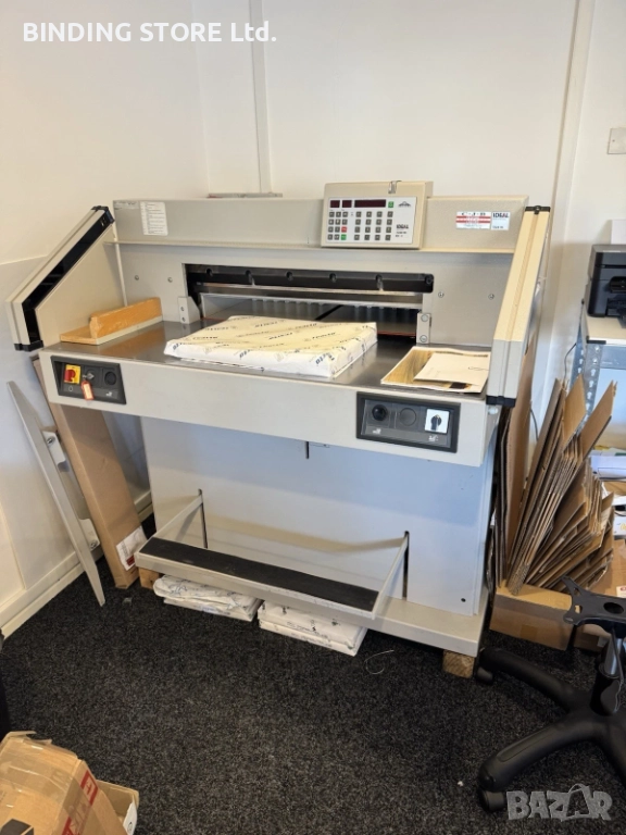 Kниговезки нож / гилотина за хартия /  IDEAL 7228-95 програматор, снимка 1