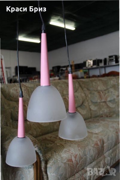 Абажур с розово, снимка 1