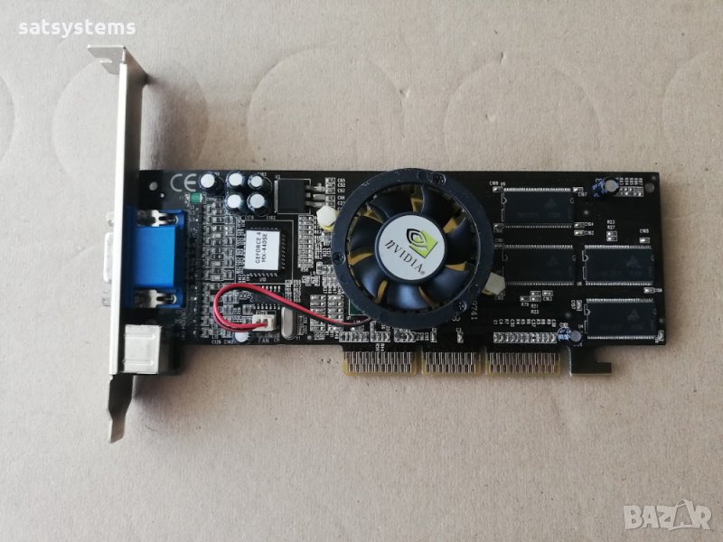 Видео карта NVidia GeForce 4 Manli MX-440SE  64MB SDR 128bit AGP, снимка 1