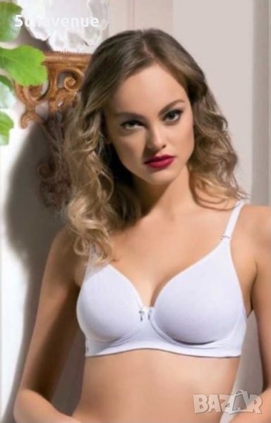 Нови памучни сутиени без банел черен бял телесен мека чашка на Belladonna, снимка 1