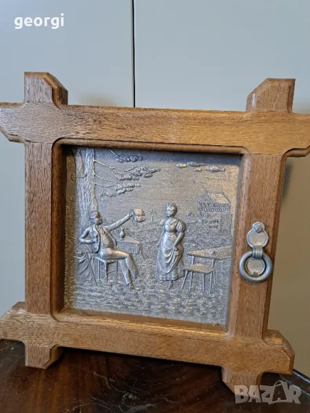 немска кутия за ключове с калаено пано   15/4, снимка 1