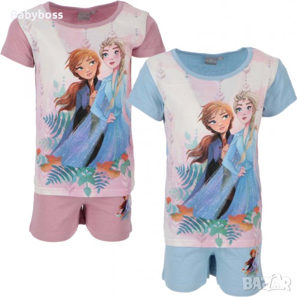 Лятна пижама за момиче Елза и Анна Frozen, снимка 1