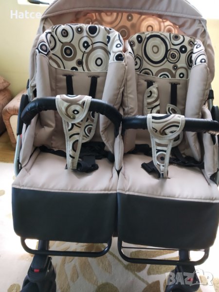 Бебешка количка за близнаци Mikado, снимка 1