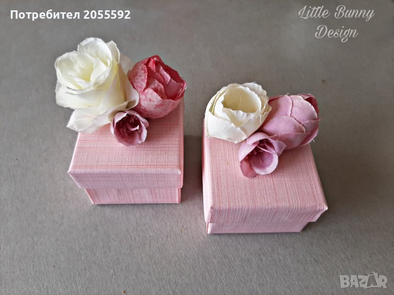 Декорирана кутиика с цветя , снимка 1