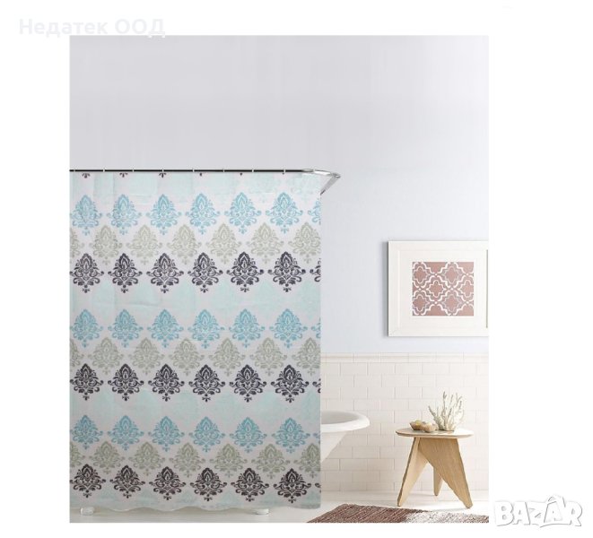 Завеса за баня Роял 180x180см, снимка 1