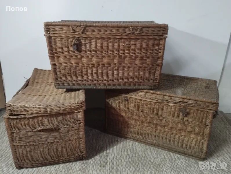 Стари френски корабни кошове, снимка 1