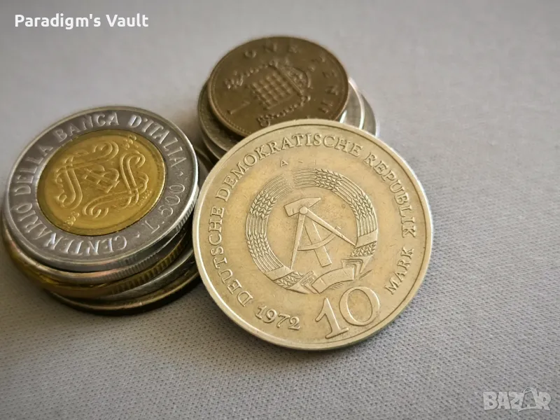 Монета - Германия - 10 марки (Бухенвалд) | 1972г., снимка 1