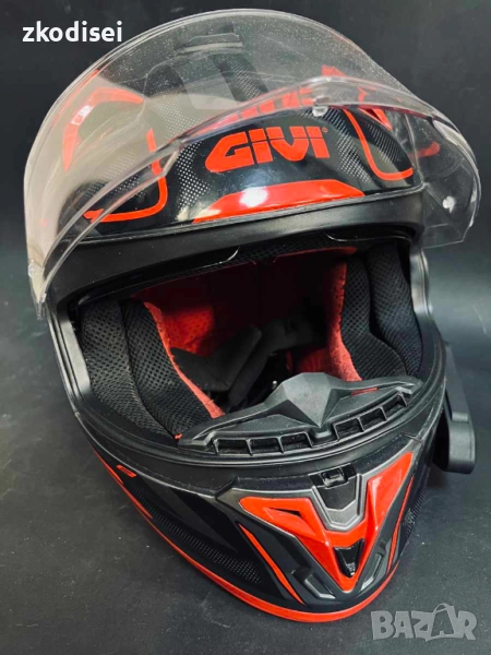 Каска GIVI HPS и интерком NOECI GOCO 4, снимка 1