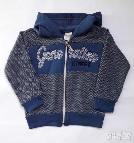 Суичер с качулка за момче, снимка 1
