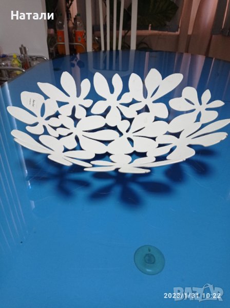 метална дизайнерска фруктиера Monika Mulder 762, снимка 1