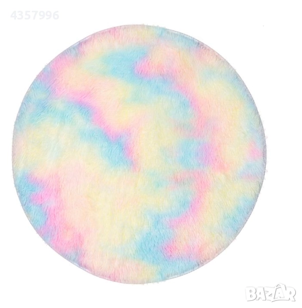 Килимче за детска стая, Декоративно, Цветно, 90см. , снимка 1