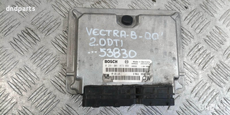 Компютър Opel Vectra B 2.0DTI 2000г. 0281001873 09136118	, снимка 1
