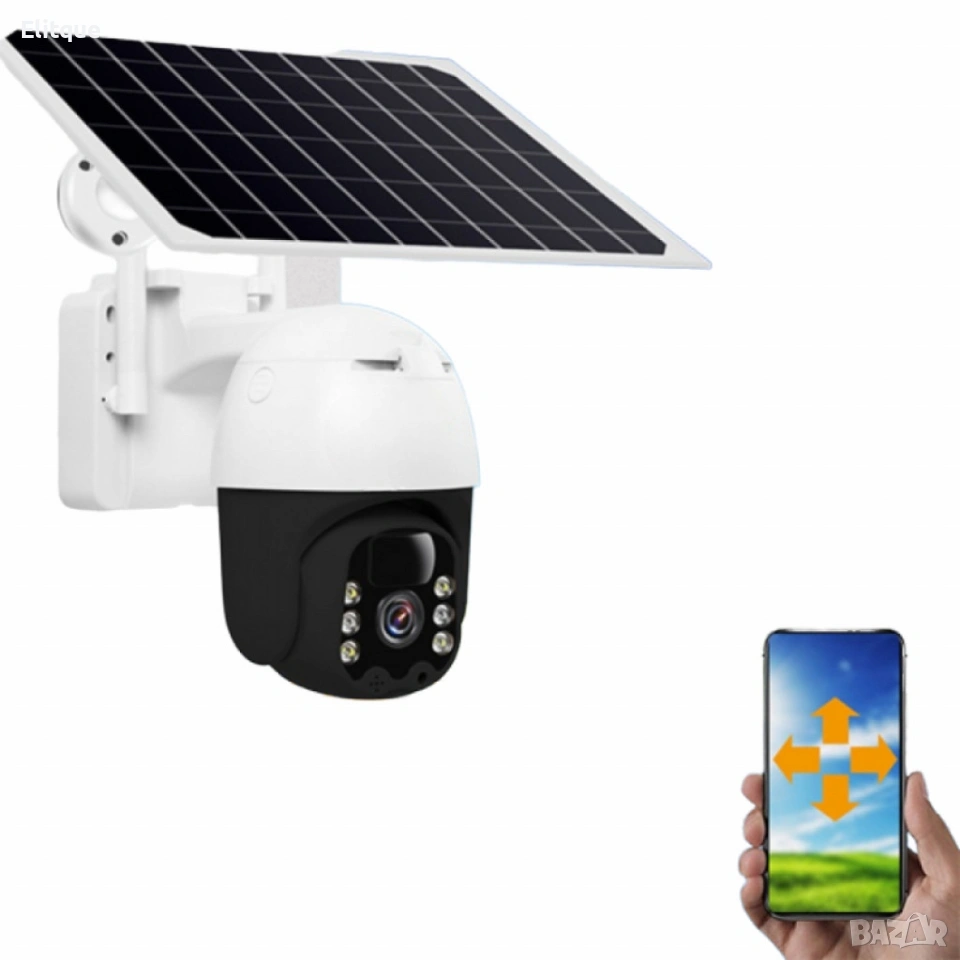 Соларна камера HD 3MP V380 Pro, снимка 1