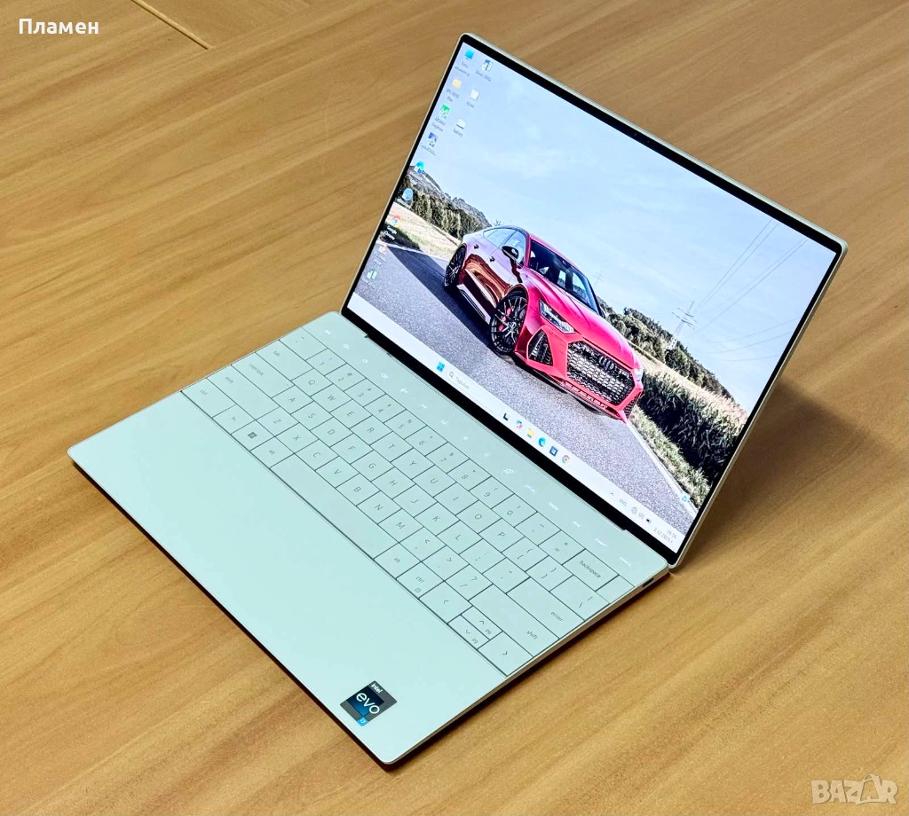 Dell XPS 13 Plus 9320/Core i7-1260P/16GB RAM/512GB SSD/13.4" FHD+ Touch/Platium/Като нов, снимка 1