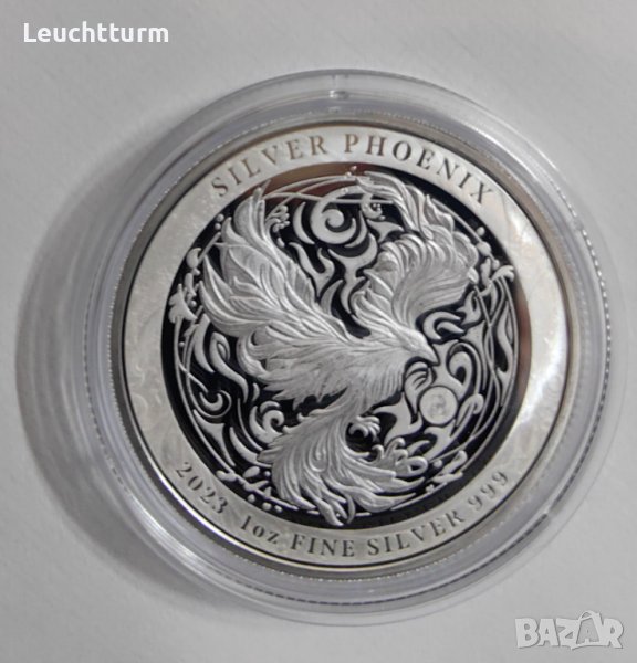 2 долара 2023 година Нуие - Сребърен Феникс , снимка 1
