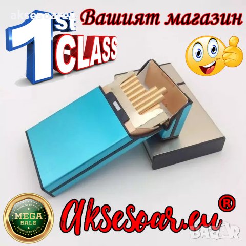 Нова кутия за ултра тънки дамски цигари слим модна Тънка метална Табакера за подарък Дамска цигарена, снимка 5 - Табакери - 39358515