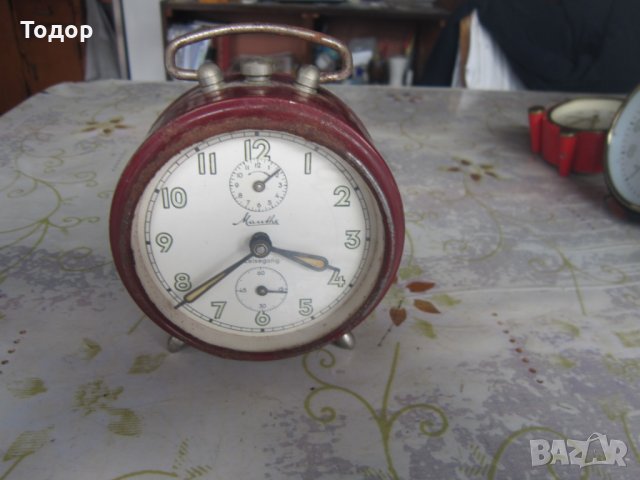 Старинен  немски часовник Будилник , снимка 1 - Други - 28341394