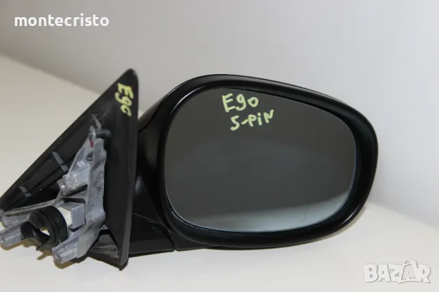 Дясно огледало BMW E90 E91 Serie 3 facelift (2008-2013г.) 5 пина ⚫Цвят: Черен 51167268262