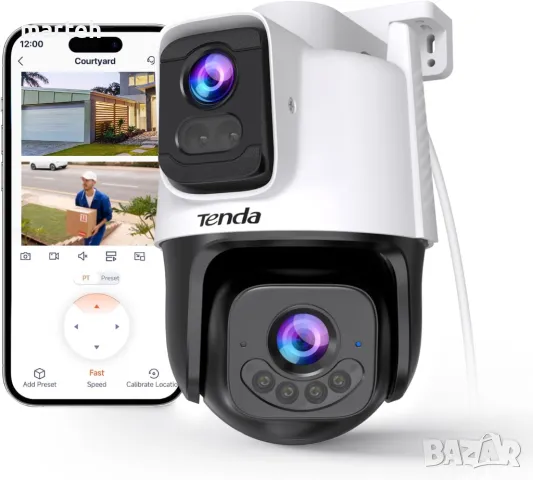 Външна WiFi уеб камера Tenda 6MP