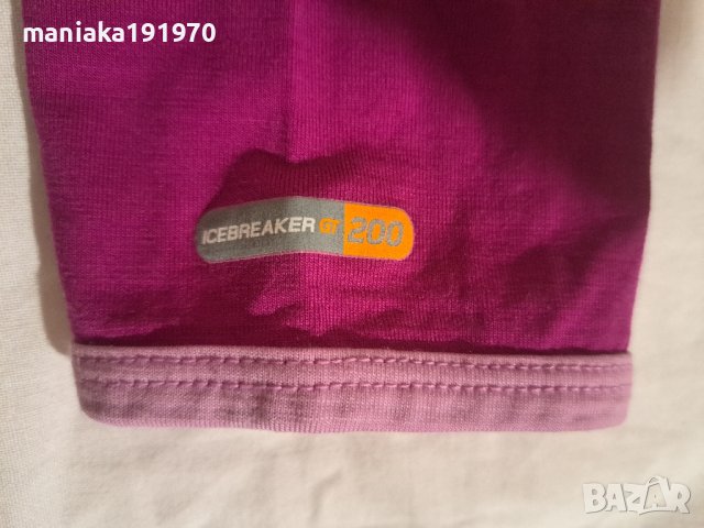 Icebreaker 200 Oasis LS Half Zip Base Layer merino (M) дамска блуза мерино, снимка 9 - Блузи с дълъг ръкав и пуловери - 43334863
