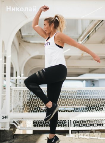 Aimn Tribe High Waist Tights Black, снимка 11 - Клинове - 28093677