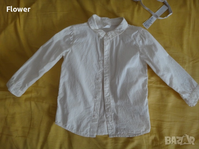 H&M Официален кариран комплект от 4 части, размер 92, за 2 годишно, снимка 6 - Комплекти за бебе - 53259309