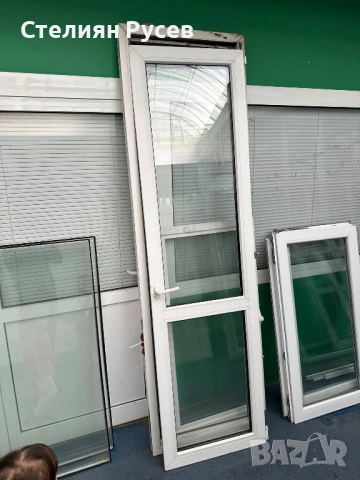 180466 ПВЦ PVC дограма врата 232/65см - цена 151 лв Мшдг   -само лично предаване в Силистра в Силист, снимка 2 - Дограми - 51976068