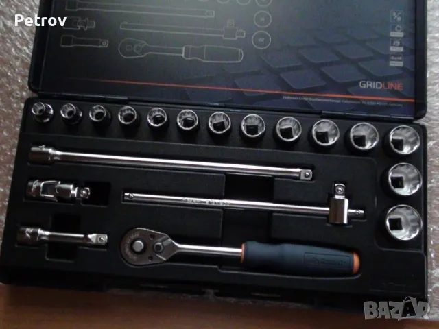 GARANT - 3/8" PROFI  Гедория !!! 12-стенни вложки 8 - 22 mm !!! ЧИСТО НОВА !!!  GERMANY !!!!!!, снимка 7 - Гедорета - 33705237