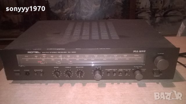 ROTEL RX-1000 STEREO REVEIVER-MADE IN JAPAN, снимка 8 - Ресийвъри, усилватели, смесителни пултове - 27330888
