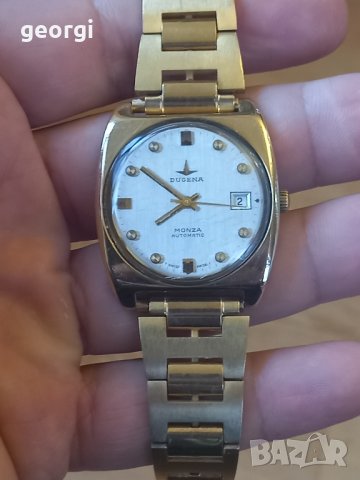 позлатен швейцарски часовник Dugena monza automatic 25 jewels, снимка 7 - Мъжки - 44094434